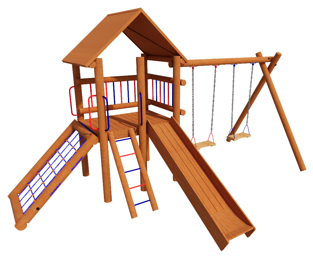 Playground de madeira